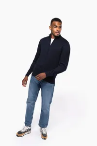 Men's full zip cardigan