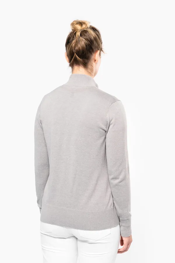 Ladies' full zip cardigan