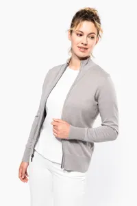 Ladies' full zip cardigan