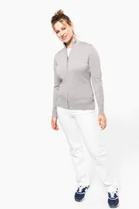 Ladies' full zip cardigan