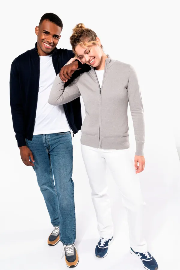 Ladies' full zip cardigan
