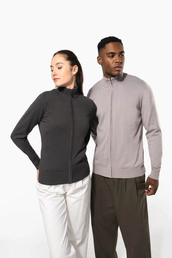 Damen Cardigan mit Reißverschluss