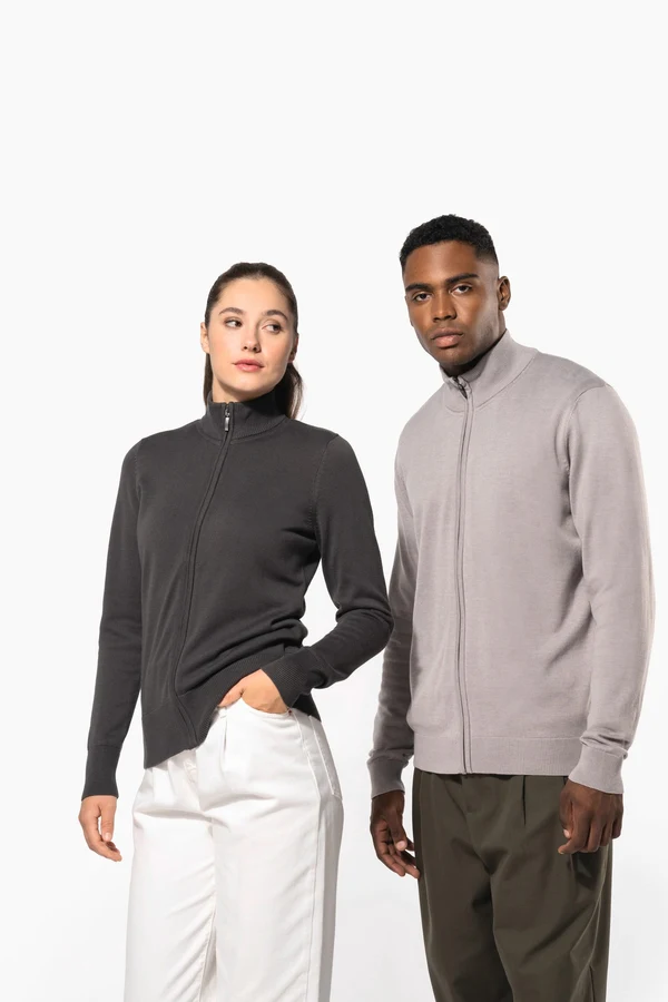 Damen Cardigan mit Reißverschluss