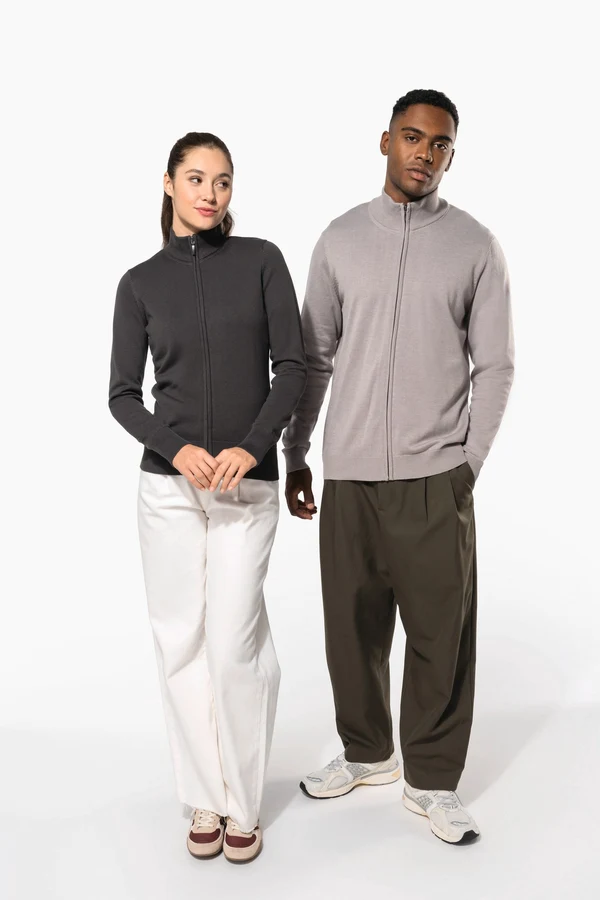 Damen Cardigan mit Reißverschluss