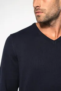 Men's V-neck jumper
