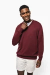 Herrenpullover mit V-Ausschnitt