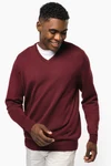 Herrenpullover mit V-Ausschnitt