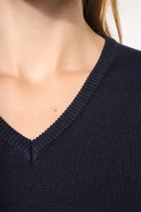Ladies' V-neck jumper