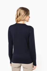 Ladies' V-neck jumper