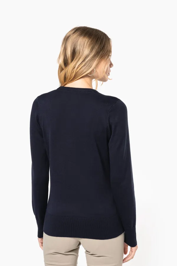 Ladies' V-neck jumper