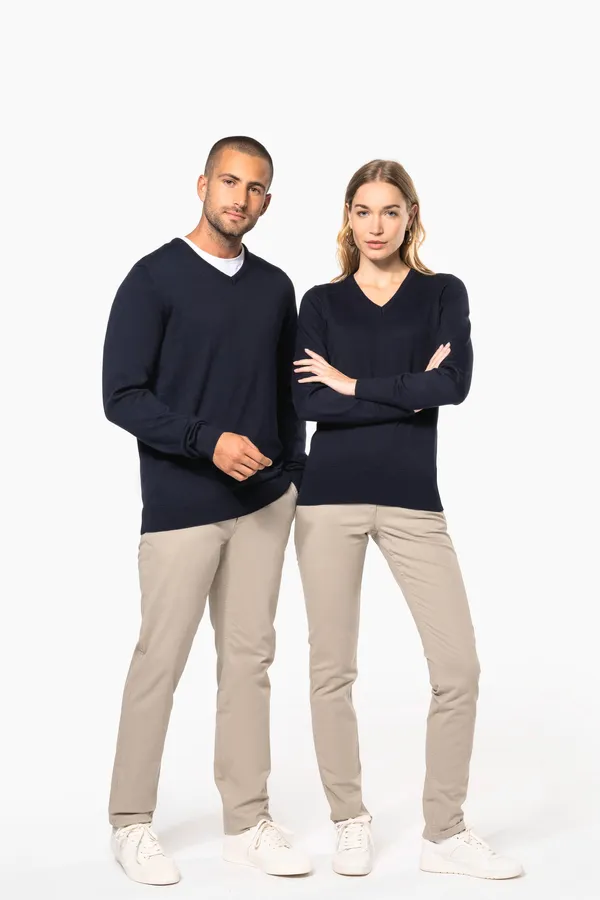Ladies' V-neck jumper