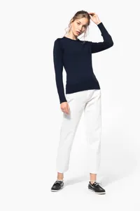Ladies' crew neck jumper