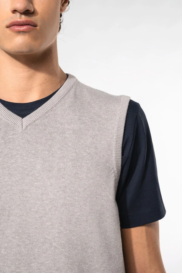 Herren pullunder v-ausschnitt
