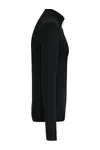 Herrenpullover mit 1/4-Reißverschluss Black