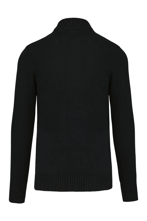 Herren Cardigan Black