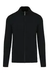 Herren Cardigan Black