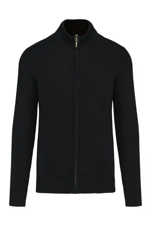 Herren Cardigan Black
