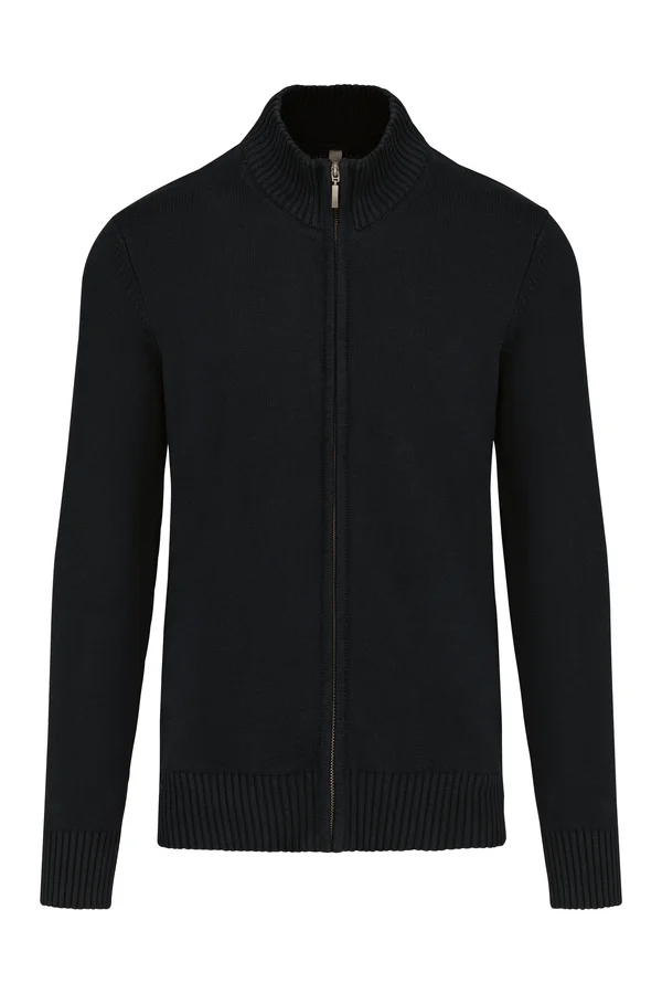 Herren Cardigan Black