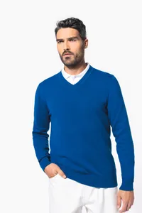 Men's premium V-neck jumper