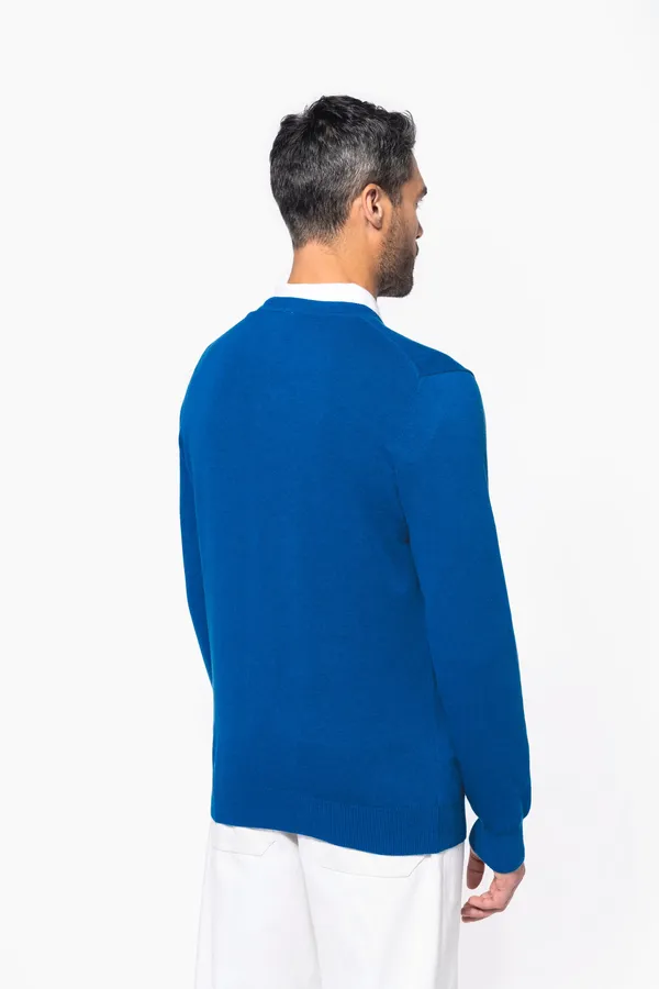 Men's premium V-neck jumper
