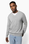 Premium-Pullover mit V-Ausschnitt