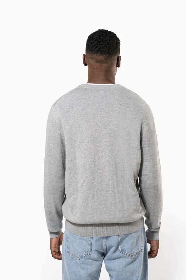 Premium-Pullover mit V-Ausschnitt