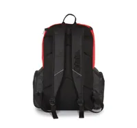 Recycled sports backpack with object holder