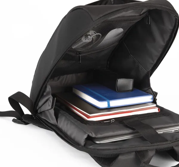Recycled work backpack with laptop compartment