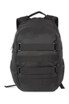 City-Rucksack mit Skateboard-Halterung Black