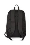 Backpack with contrasting zip fastenings