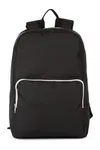 Rucksack mit kontrastfarbenem Reißverschluss Black / Light Grey