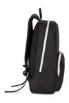 Rucksack mit kontrastfarbenem Reißverschluss Black / Light Grey