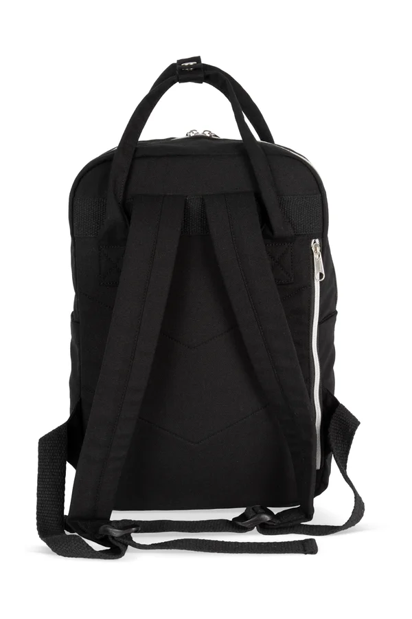 City-Rucksack mit Handgelenkskordel Black