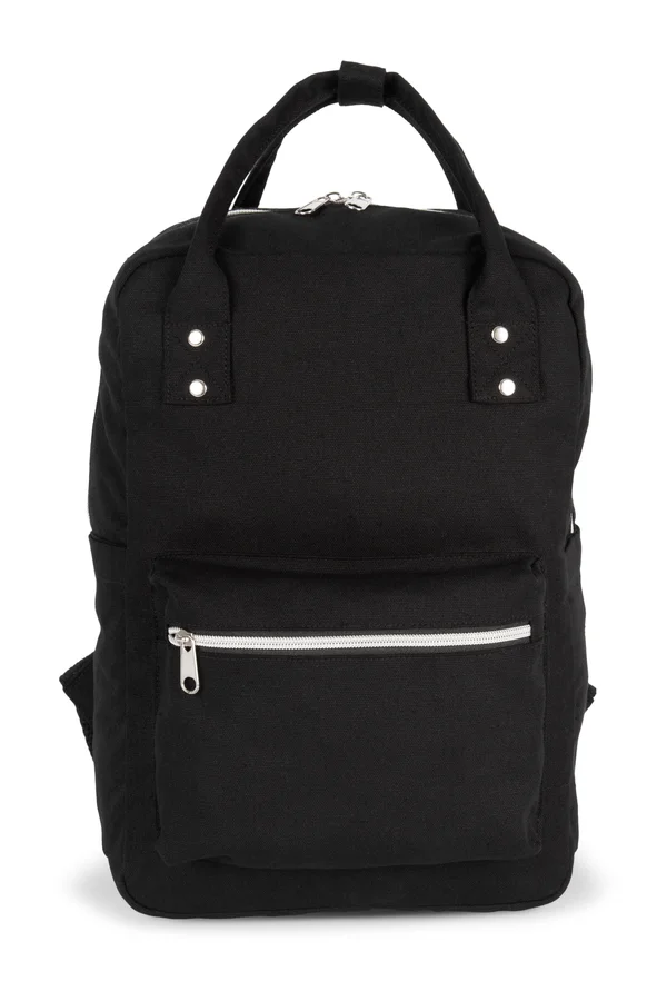 City-Rucksack mit Handgelenkskordel Black