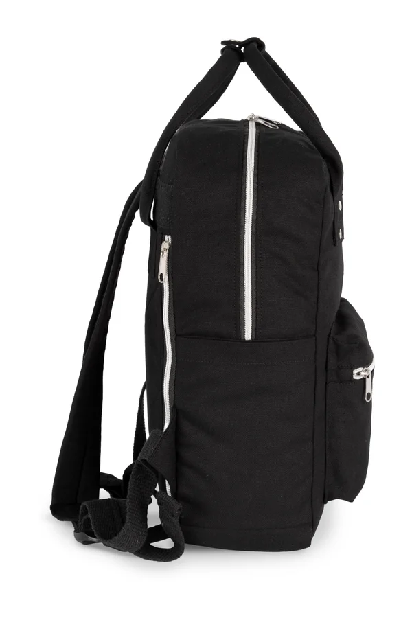 City-Rucksack mit Handgelenkskordel Black