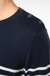Herrenpullover im Marine-Stil