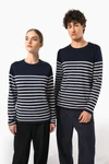Herrenpullover im Marine-Stil