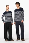 Herrenpullover im Marine-Stil