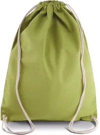 Cotton drawstring backpack
