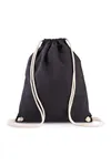 Rucksack/Turnbeutel. Bio-Baumwolle Black