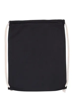Rucksack/Turnbeutel. Bio-Baumwolle Black