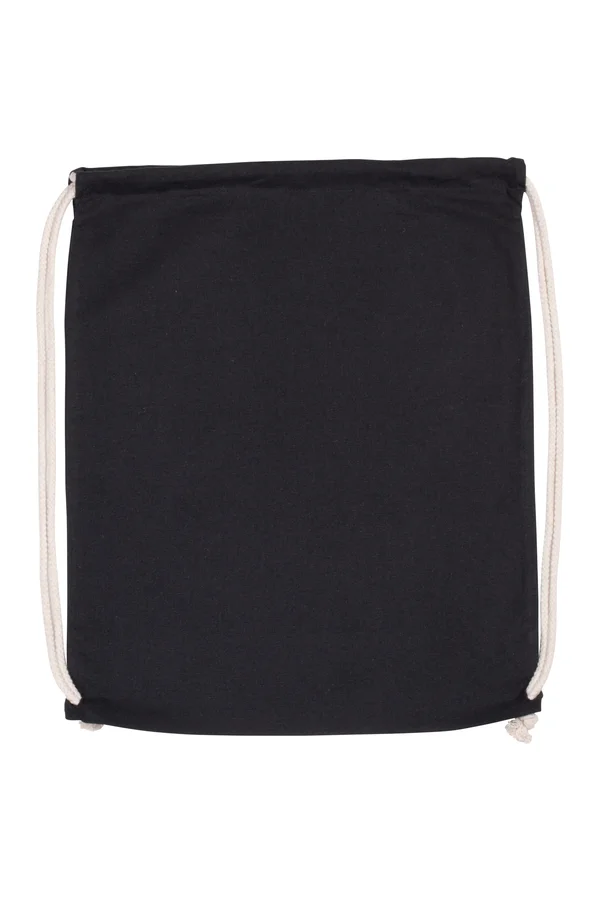 Rucksack/Turnbeutel. Bio-Baumwolle Black