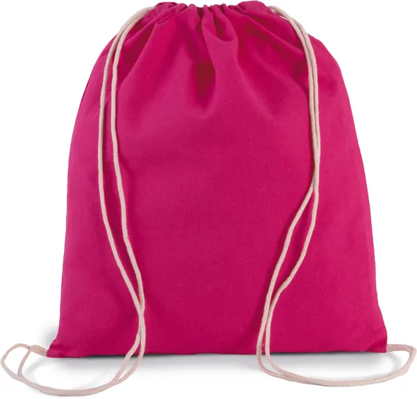 Organic cotton small drawstring bag