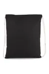 Kleiner Rucksack aus Bio-Baumwolle mit Kordeln Black