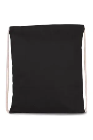 Rucksack mit dicker Kordel Black