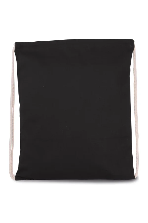 Rucksack mit dicker Kordel Black