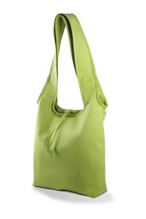 Elegante Einkaufstasche Burnt Lime