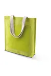 Jute Shopper Lime Green