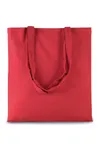 Shopper bag long handles Arandano Red
