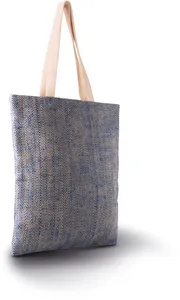 100% natural yarn dyed jute bag
